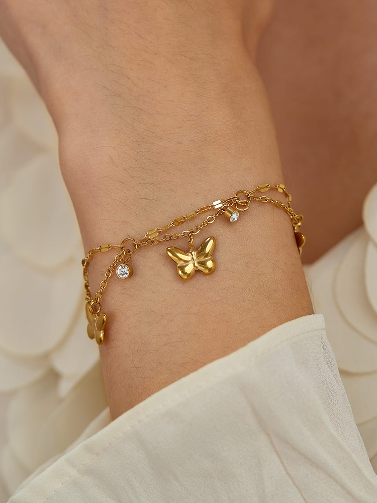 18K Gold plated bracelets and bangles,18K Gold Plated Jewelry, Gold Plated Jewellery, necklace, earrings, bracelet, necklace set | Andaazs