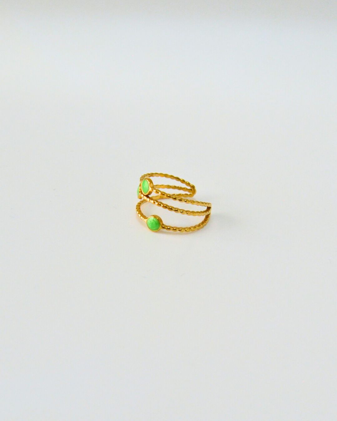 Colordot Stacked Ring (adjustable-available in 3 colors)