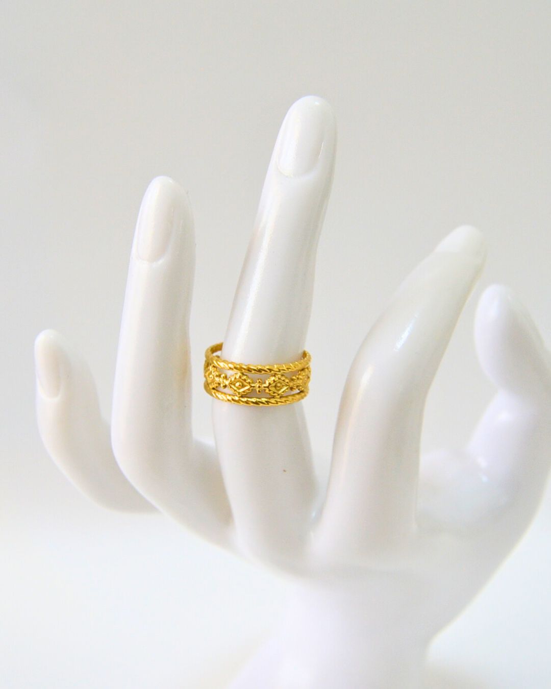 Kleo Rhombus Ring (adjustable)