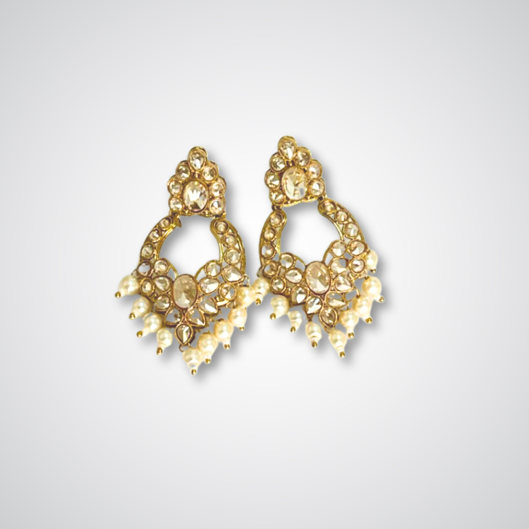 Mehira Stud Earrings (available in white, green, multicolor)