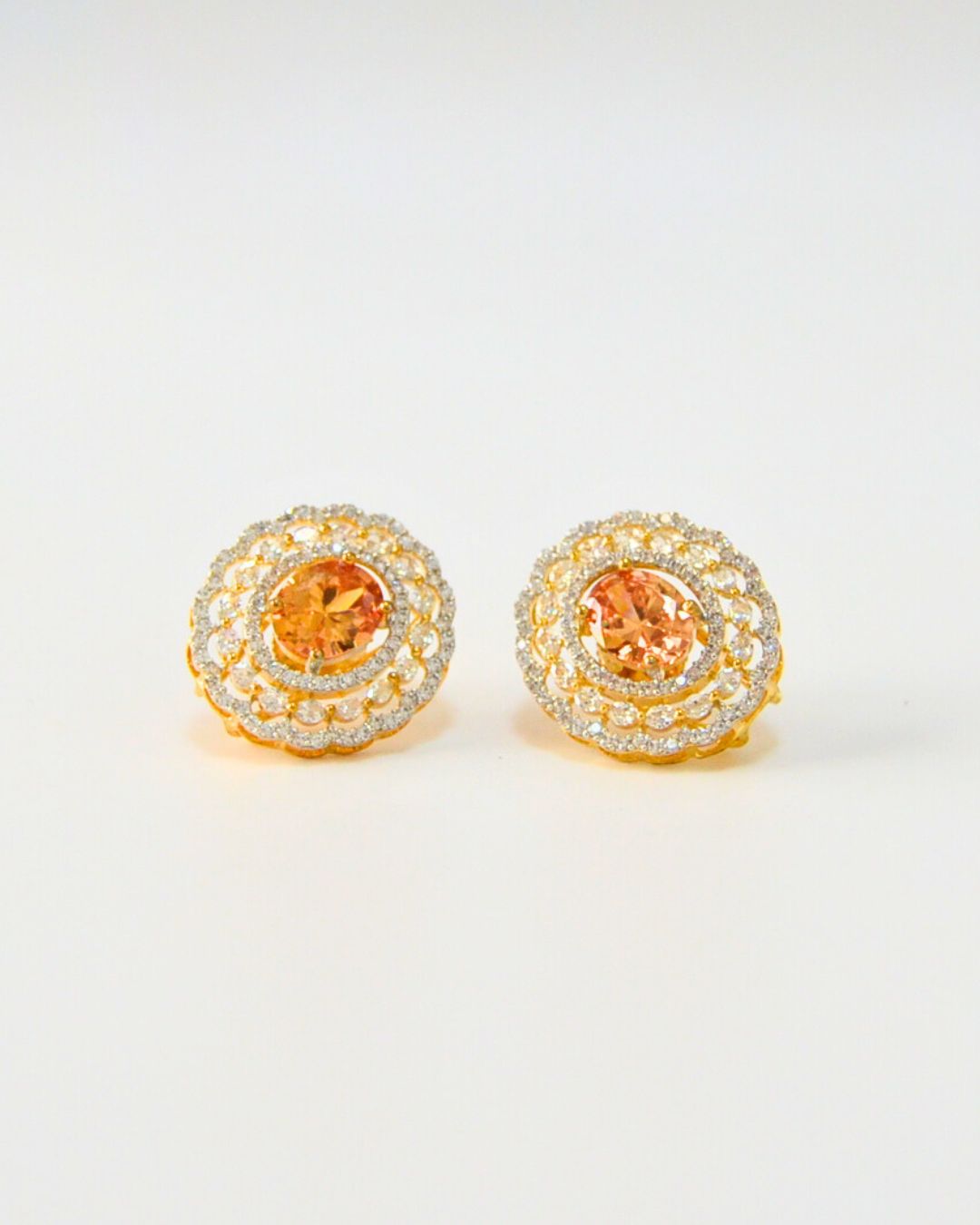 Glint CZ Studs (Red, Pink, Black, Green, Yellow, White)