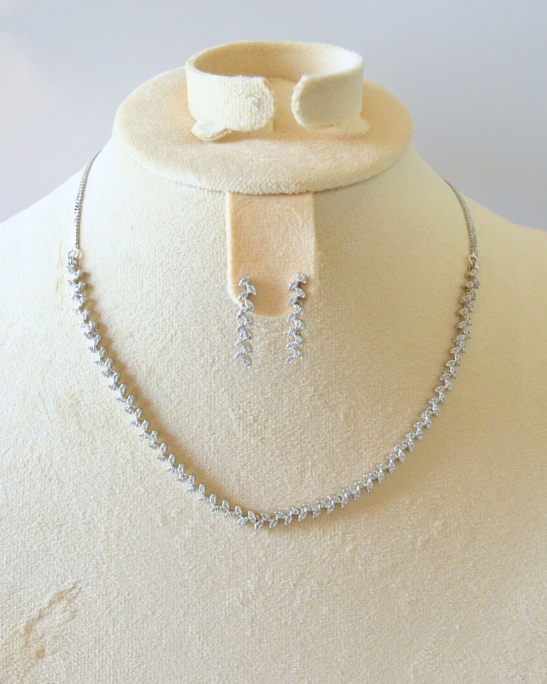 Jiya CZ Necklace Set