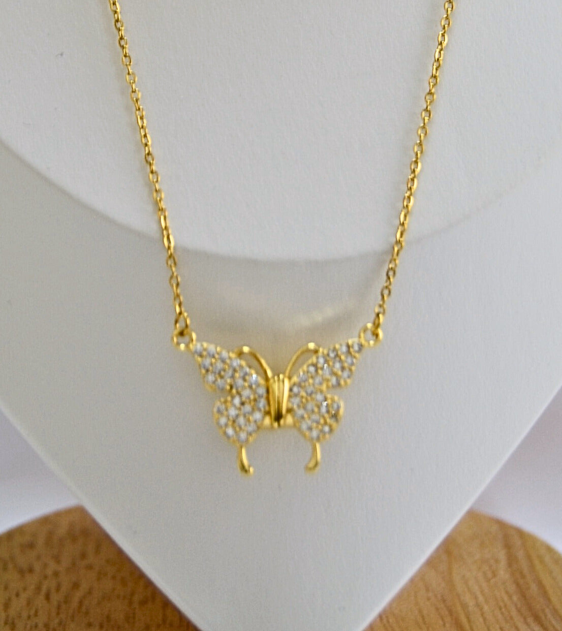 butterfly pendant necklace