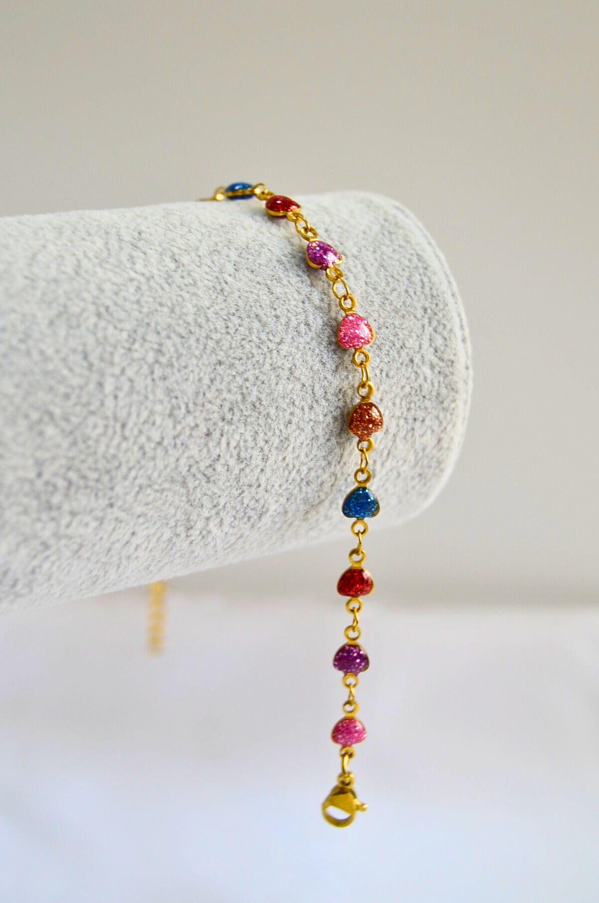 multicolored beads bracelet
