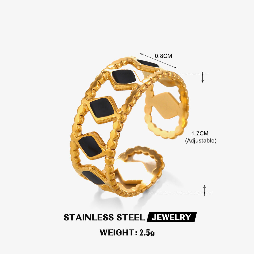 Eclipse Rhombus Ring(adjustable)