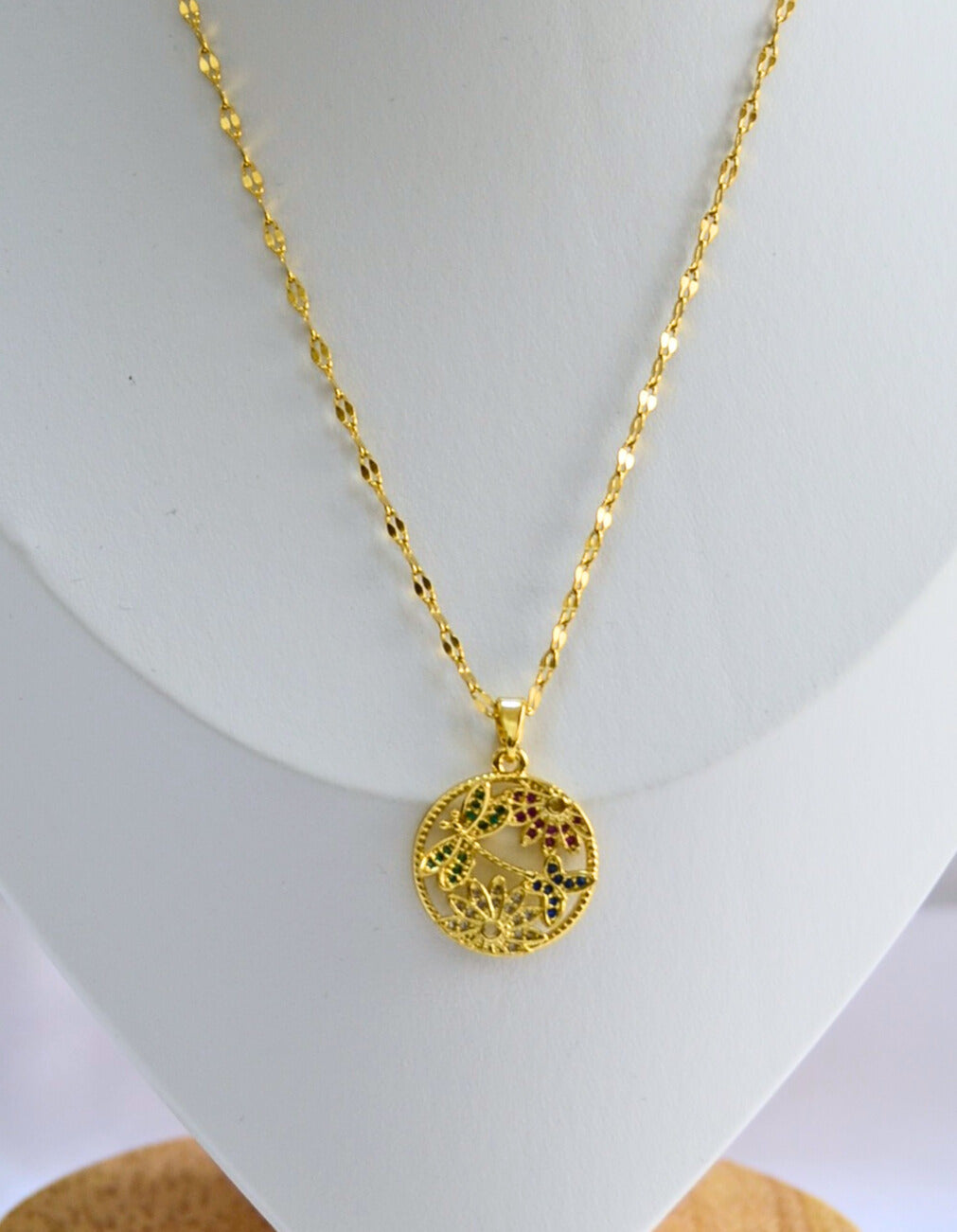 butterfly pendant necklace