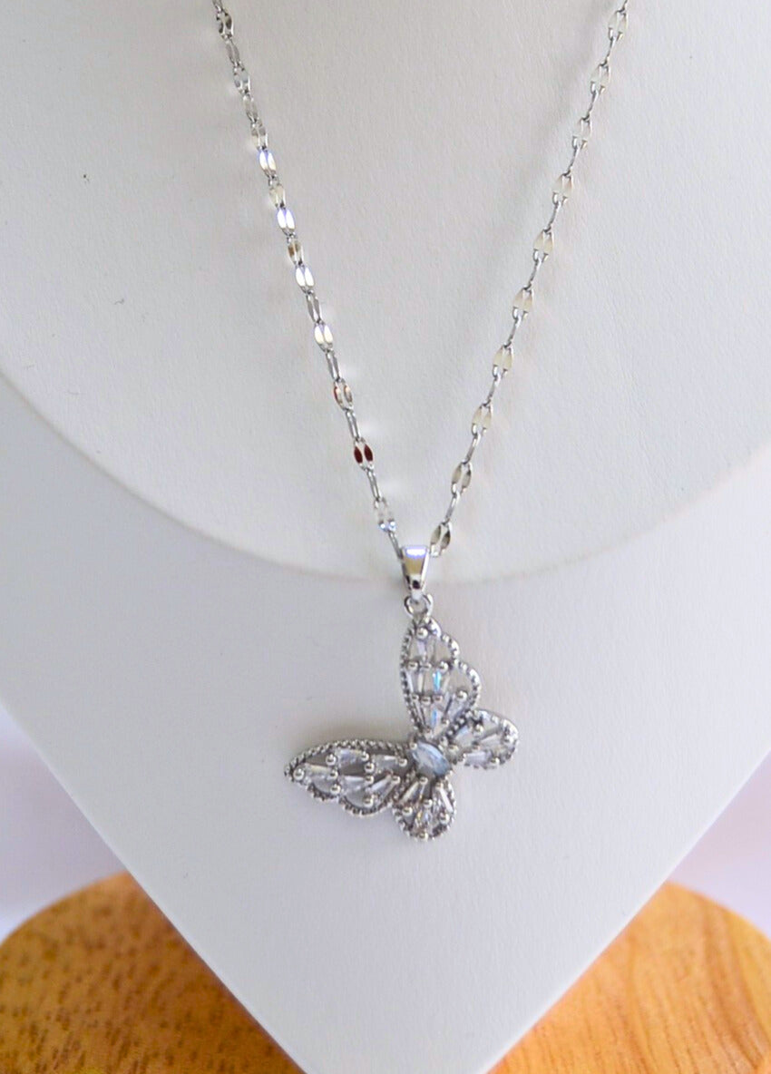 butterfly pendant necklace