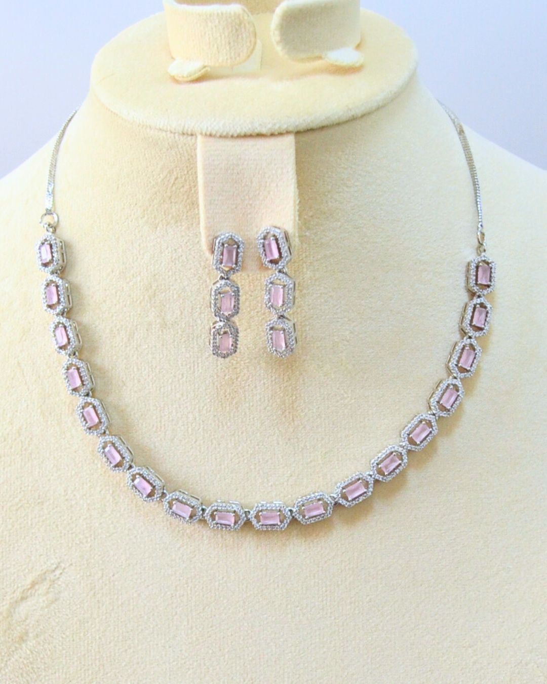 Tara CZ Necklace Set