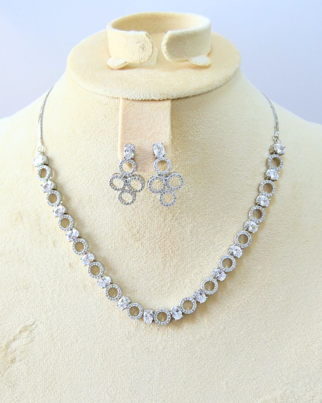 Varnika CZ Necklace Set