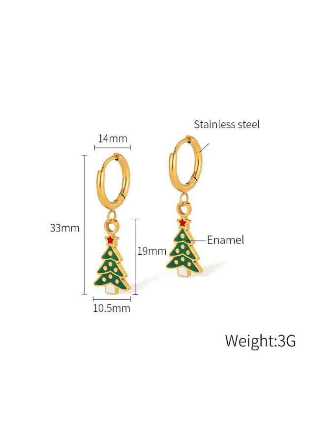 Christmas tree Earrings