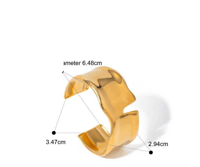 Elis Cuff Bracelet (Gold)