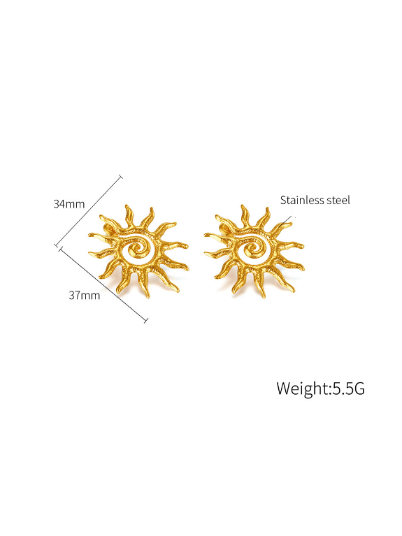Sunflower Stud Earrings