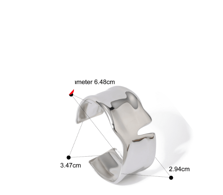 Elis Cuff Bracelet (Silver)