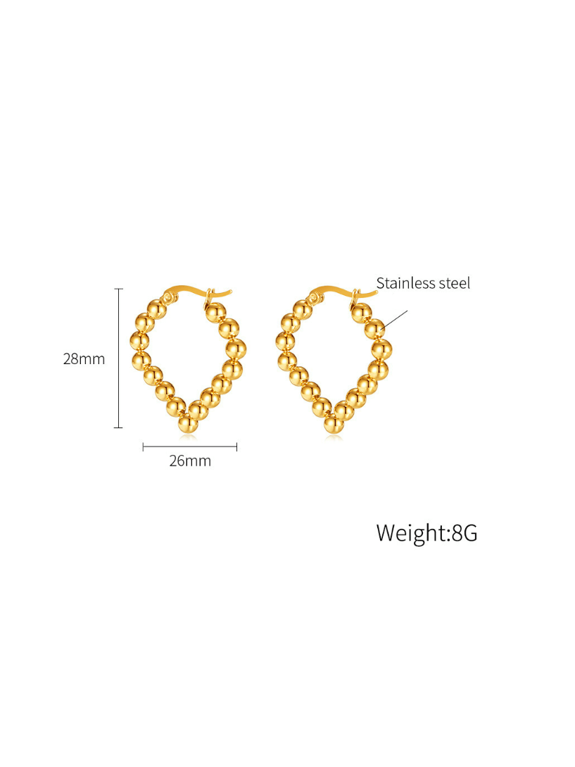 Solace Hoop Earrings (available in gold & silver color)