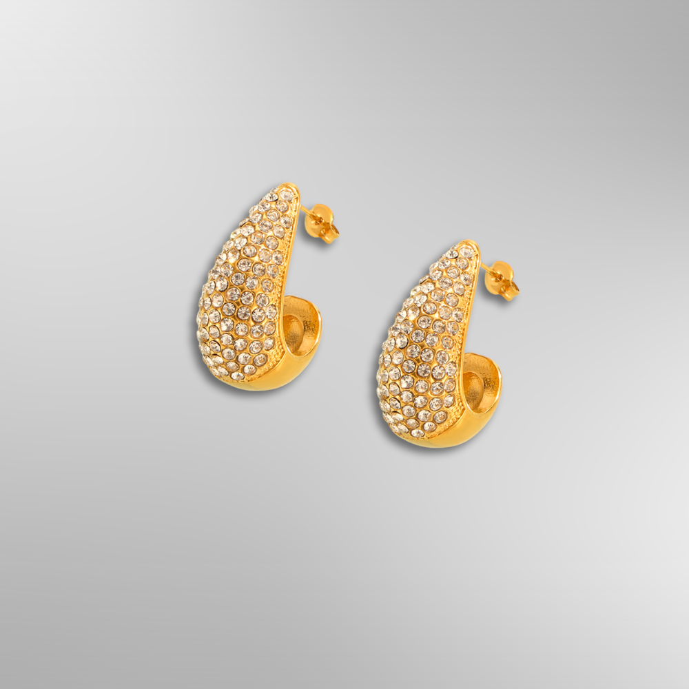 Zarine Waterdrop Stud Earrings