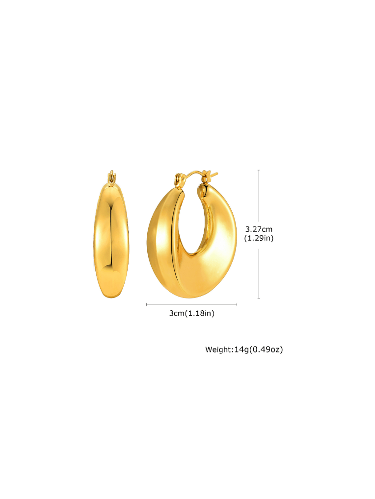 Elia Hoop Earrings