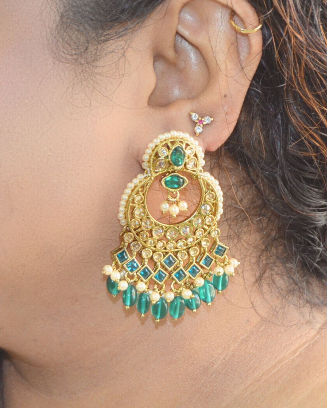 Selina Chandbali Teal