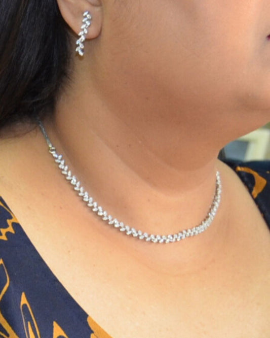 Jiya CZ Necklace Set