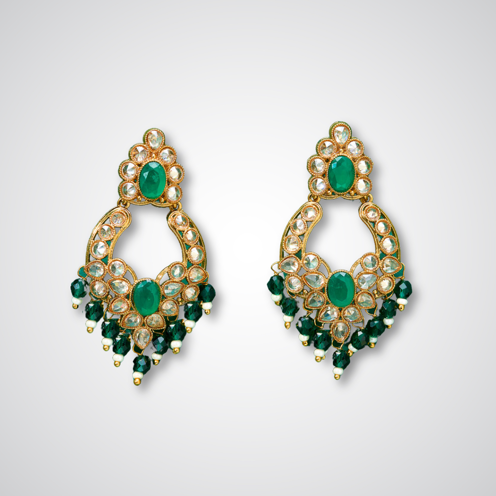 Mehira Stud Earrings (available in white, green, multicolor)
