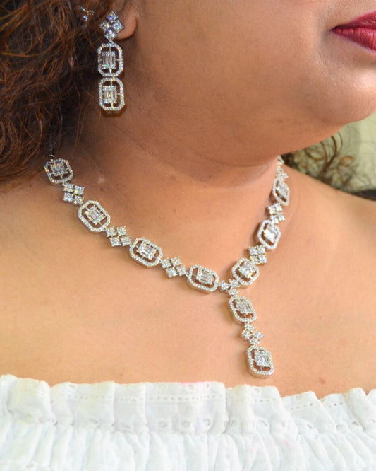 Orlina Zirconia Necklace set