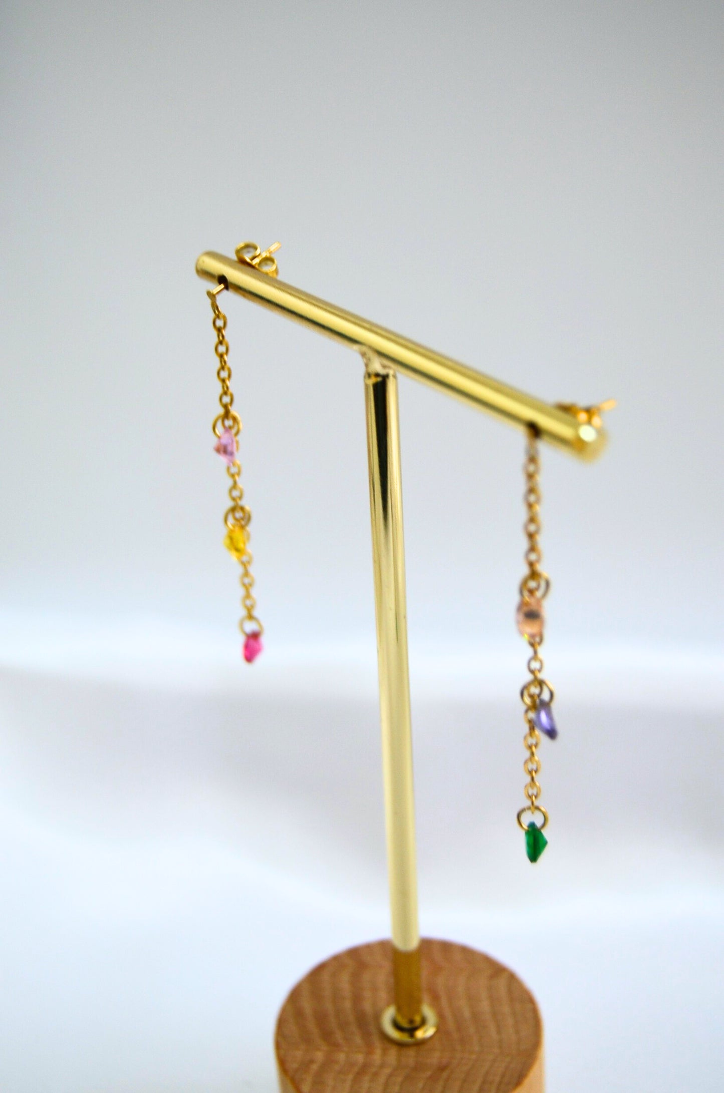 Starlight Multicolor Threader Earrings