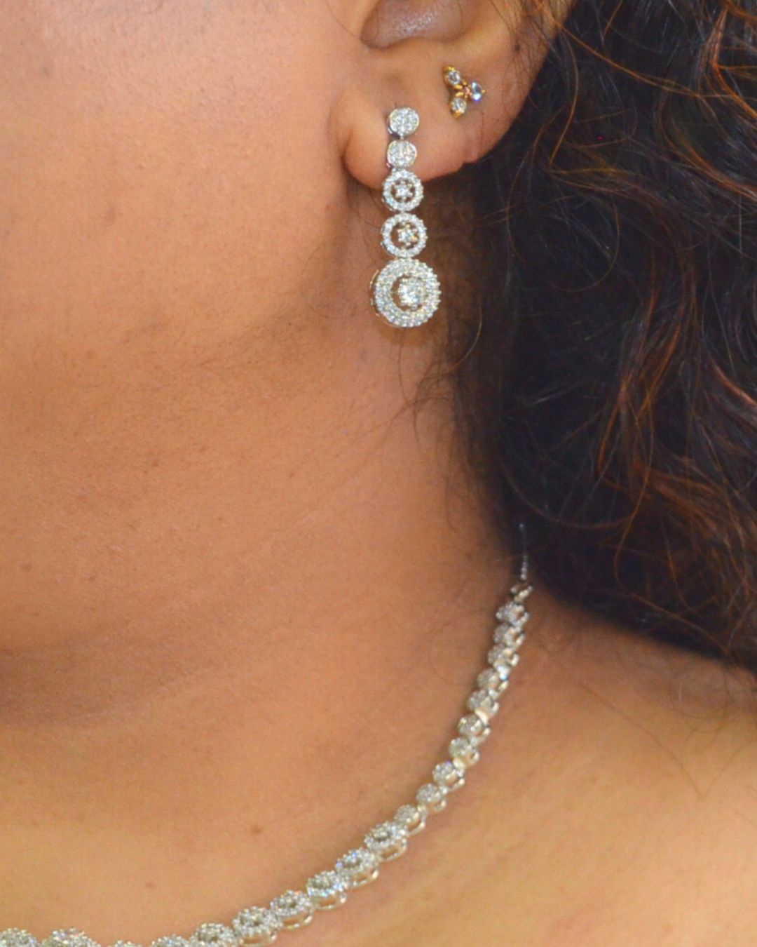 Celestine Zirconia Necklace Set