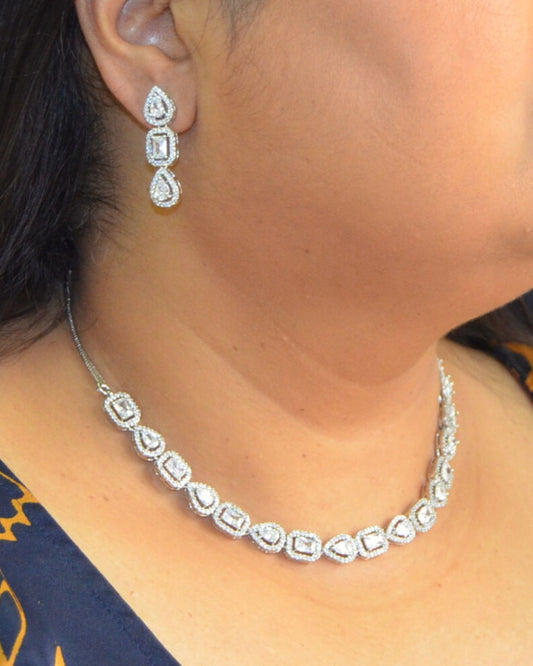 Kayna Zirconia Necklace Set