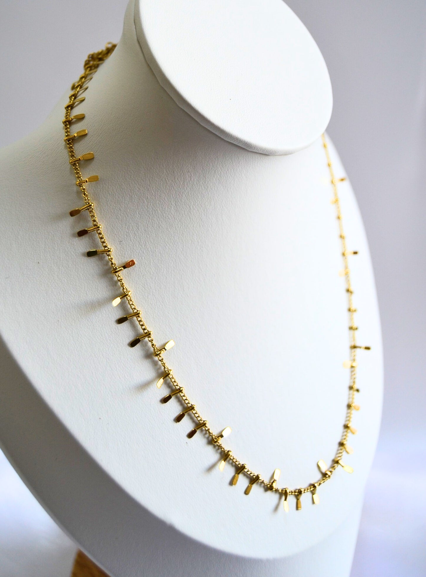 Starlight Gold Geometric Necklace