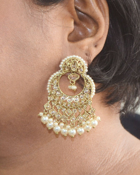 Selina Chandbali White