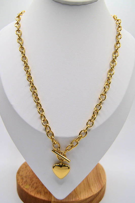 Forever Yours Gold Hearts Necklace