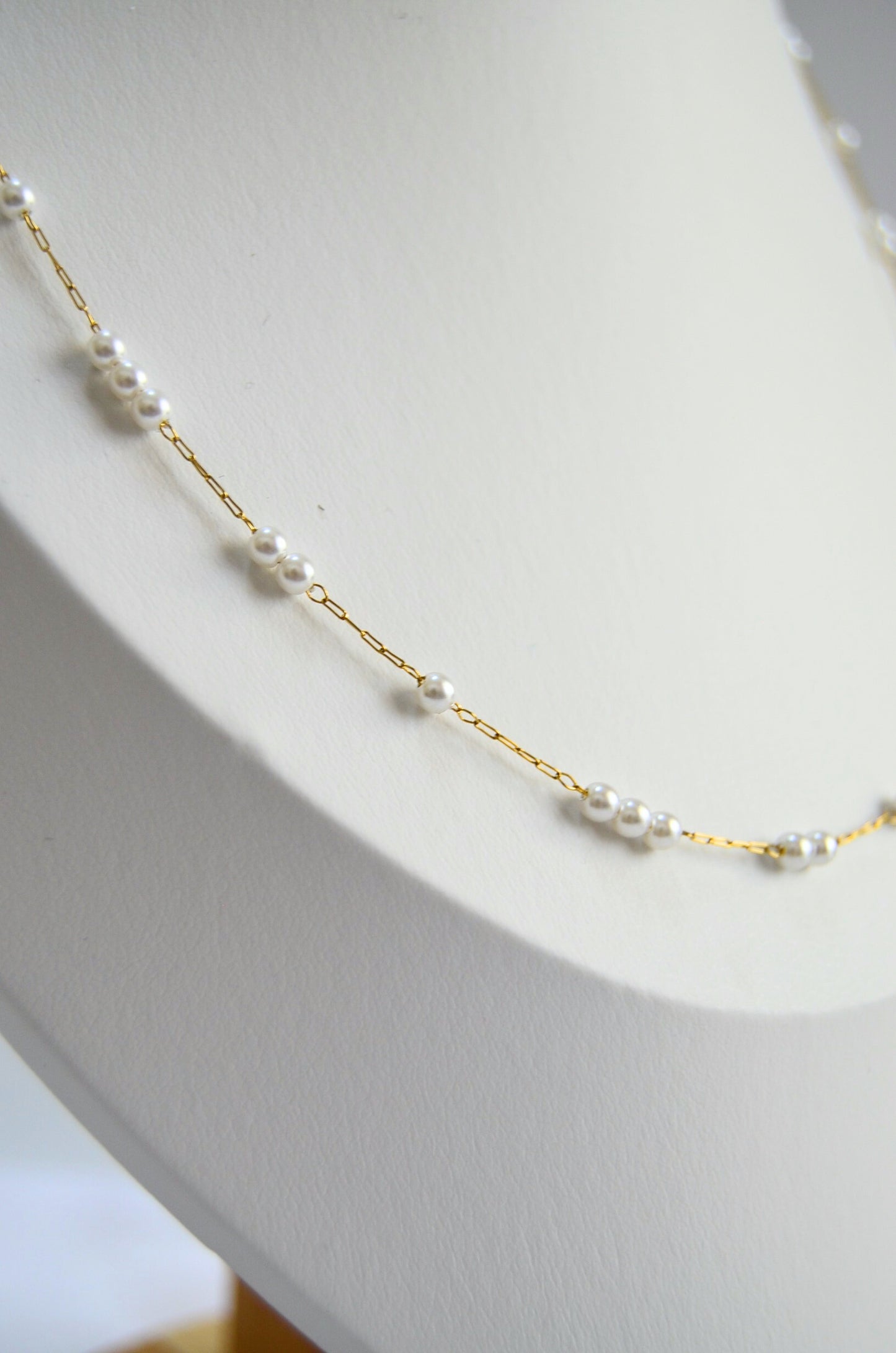 Mystic Pearl Single Strand Necklace