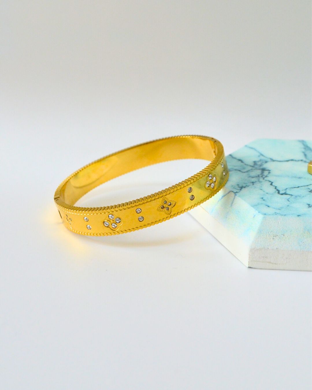 Eclipse Floral Bangle