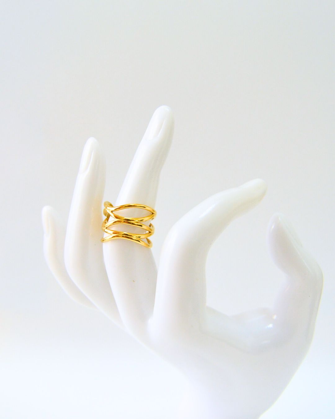 Ember Stacked Ring (adjustable)