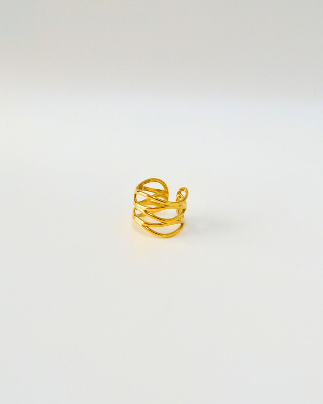 Ember Stacked Ring (adjustable)