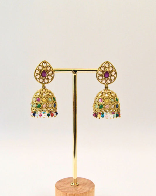 Multicolor Jhumki