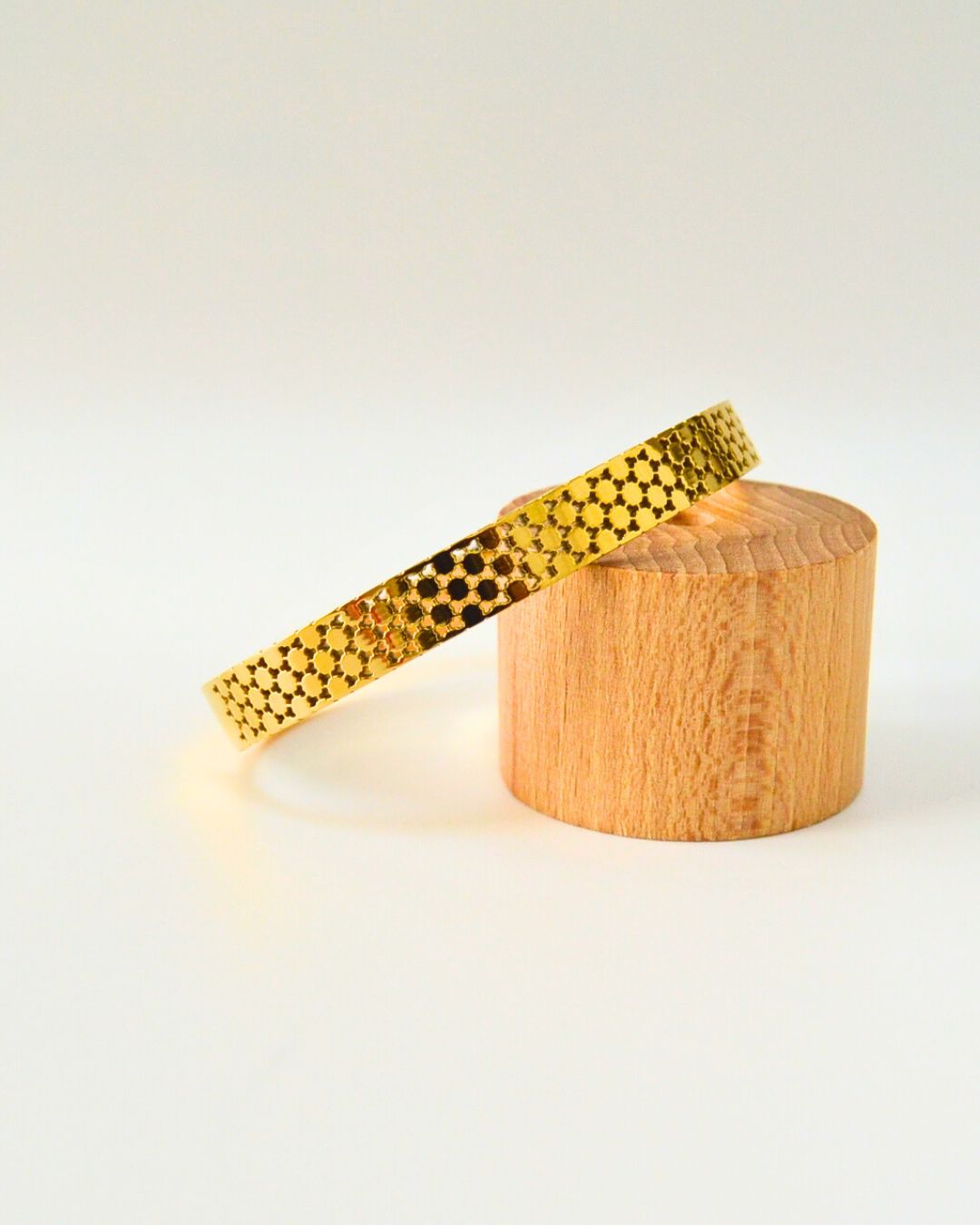 Eclipse Honeycomb Bangle