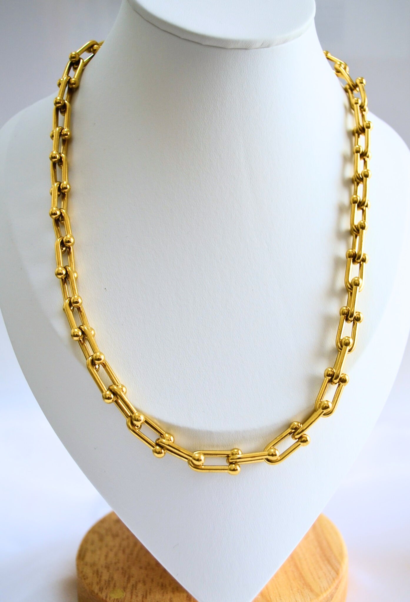 Eclipse Gold Plated Necklace & Earrings Set
