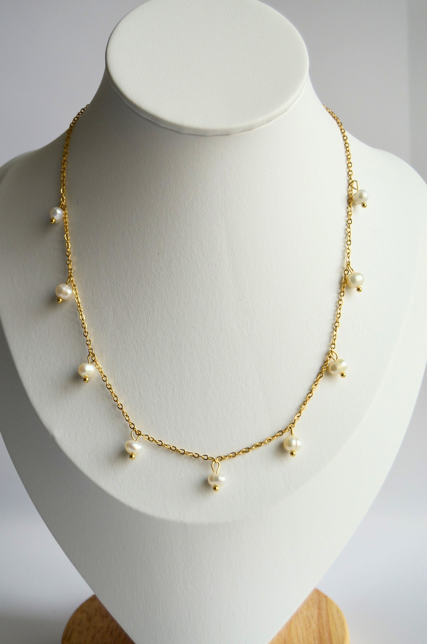 Aura Pearl Chain Necklace