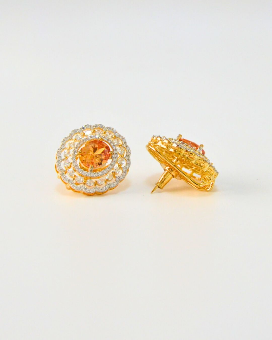 Glint CZ Studs (Red, Pink, Black, Green, Yellow, White)