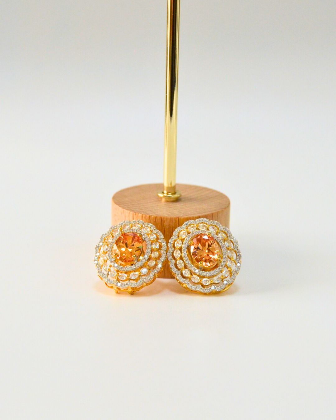 Glint CZ Studs (Red, Pink, Black, Green, Yellow, White)