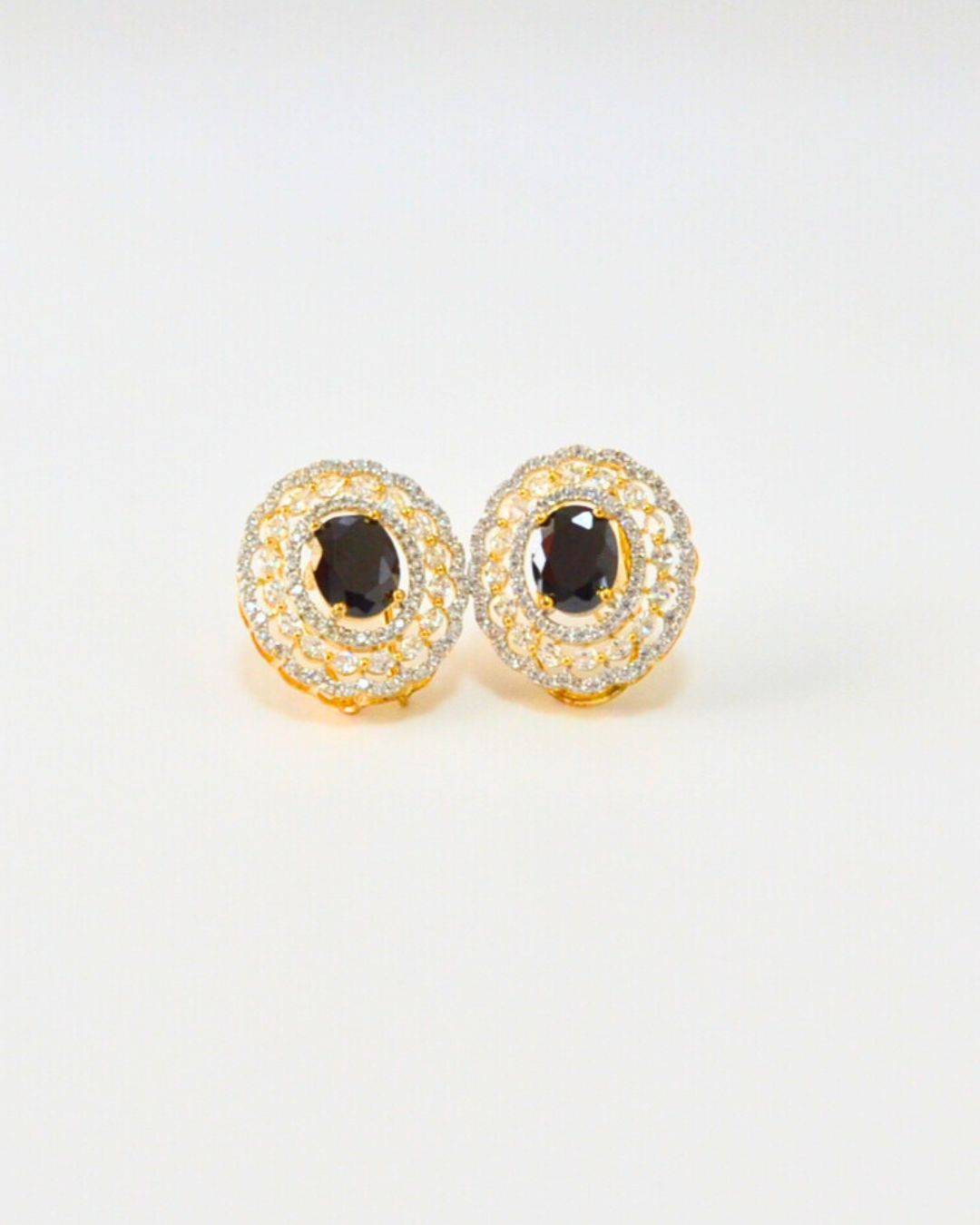 Glint CZ Studs (Red, Pink, Black, Green, Yellow, White)