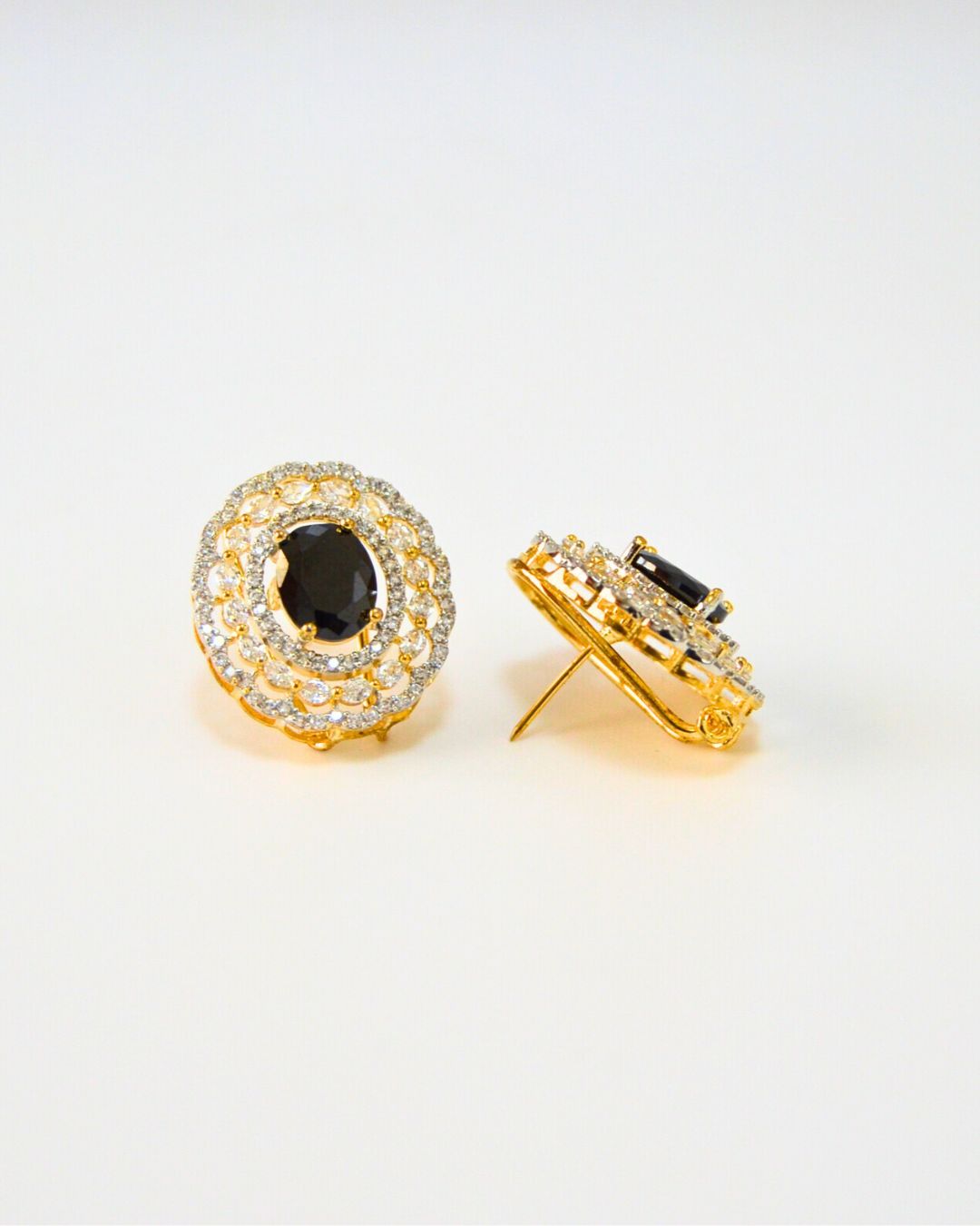 Glint CZ Studs (Red, Pink, Black, Green, Yellow, White)
