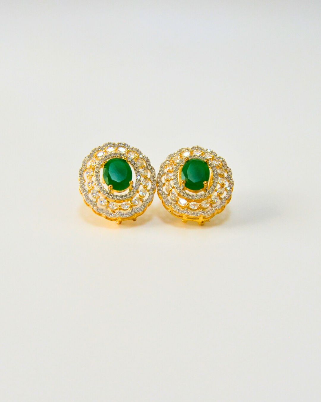 Glint CZ Studs (Red, Pink, Black, Green, Yellow, White)