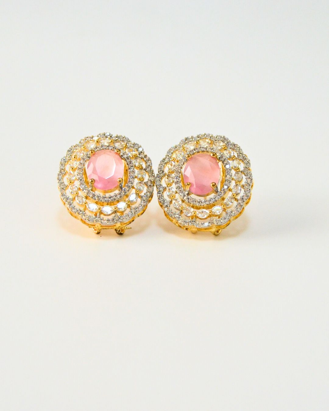 Glint CZ Studs (Red, Pink, Black, Green, Yellow, White)