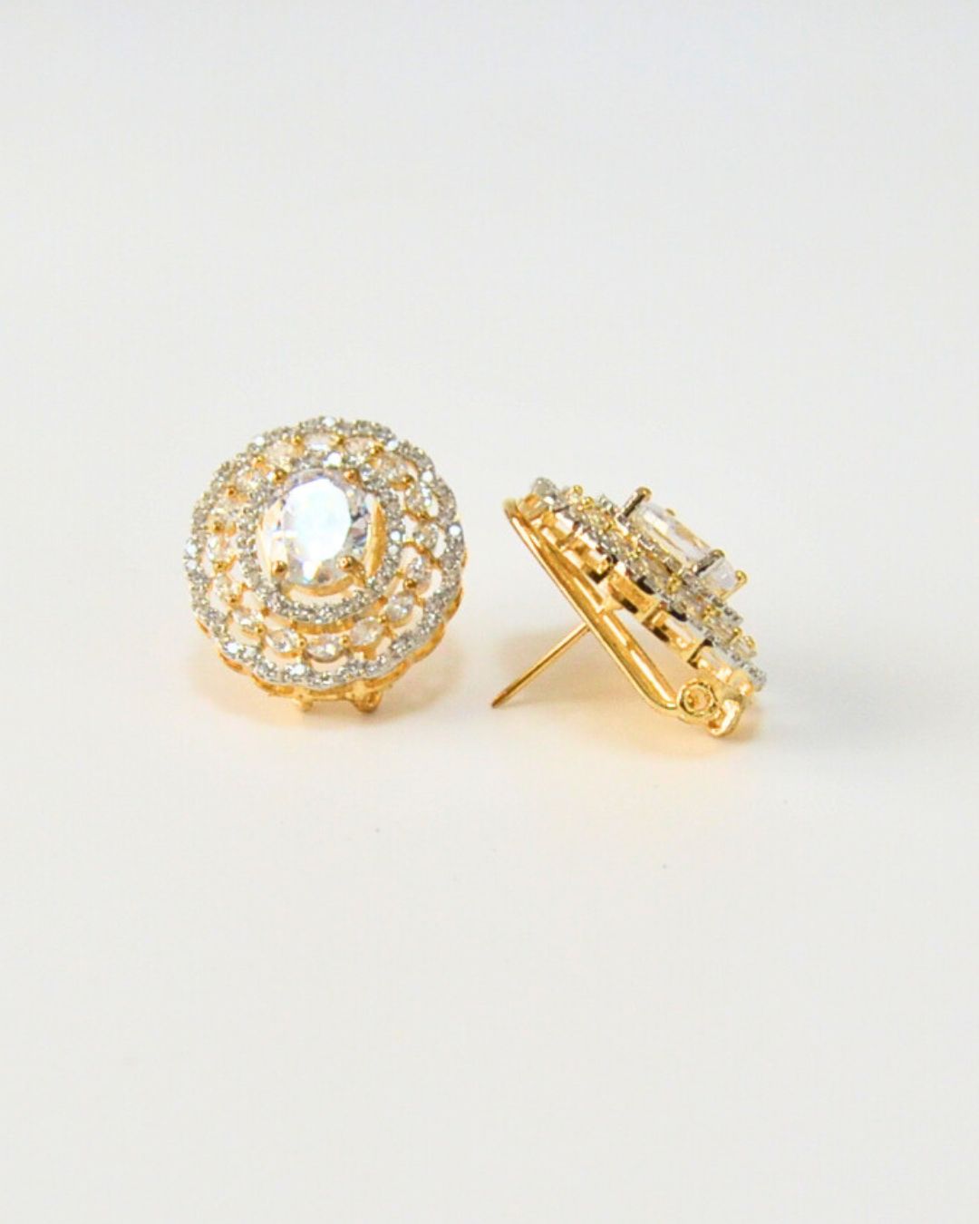 Glint CZ Studs (Red, Pink, Black, Green, Yellow, White)