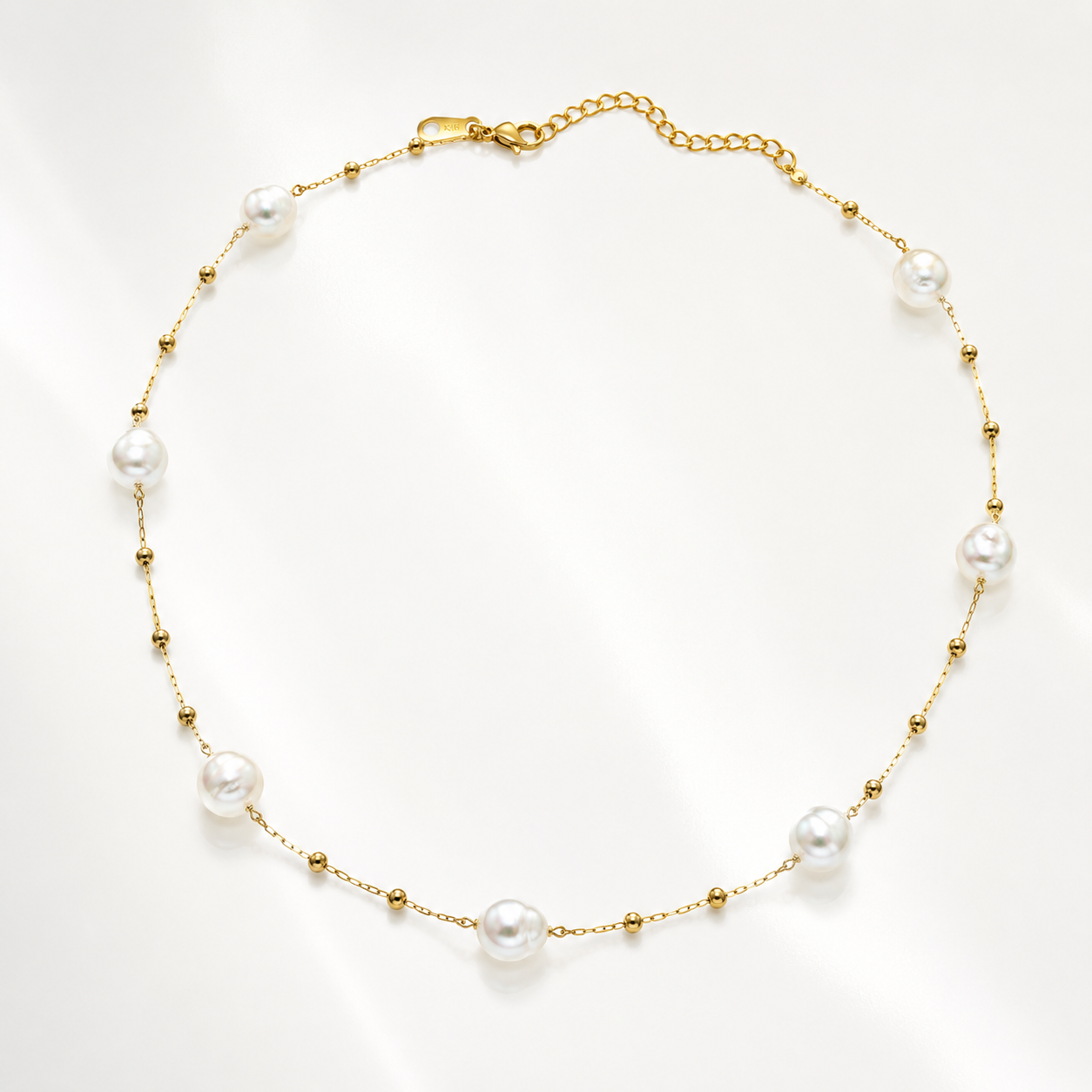 Forever Yours Pearl Heart String Necklace