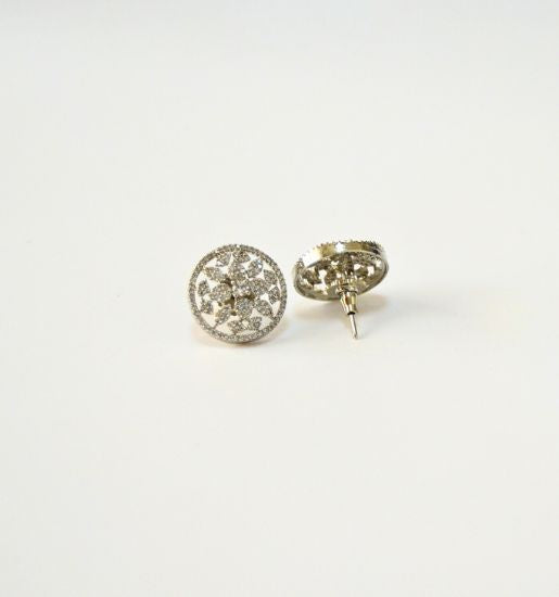 Cubic Zirconia Stud Earrings, American diamond Stud Earrings | Andaazs
