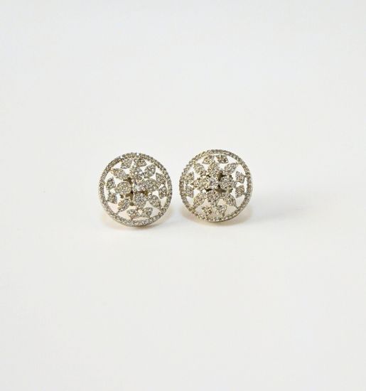 Cubic Zirconia Stud Earrings, American diamond Stud Earrings | Andaazs
