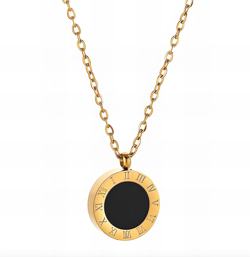 Eclipse Roman Pendant Necklace