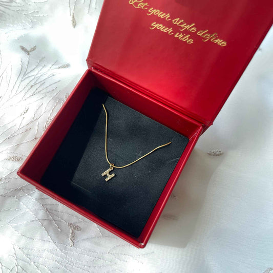 Name initial Necklace | andaazs